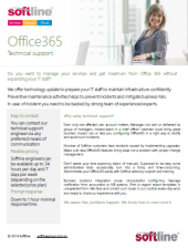 2020 One pager Support for Office365